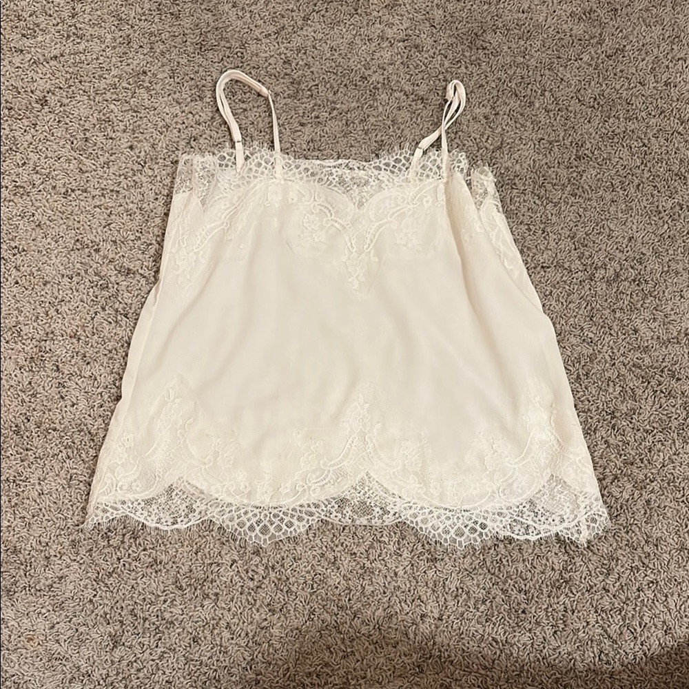 White Lace Camisole Top